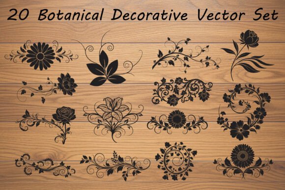 Floral Ornaments: Elegant Graphics for Handmade Creations